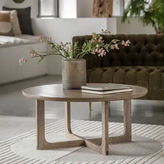 Klarup Coffee Table Round Smoked